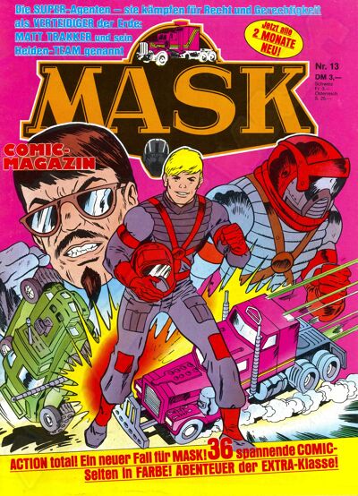 M.A.S.K. M.A.S.K. German comic no. 13 M.A.S.K. M.A.S.K. German comic no. 13